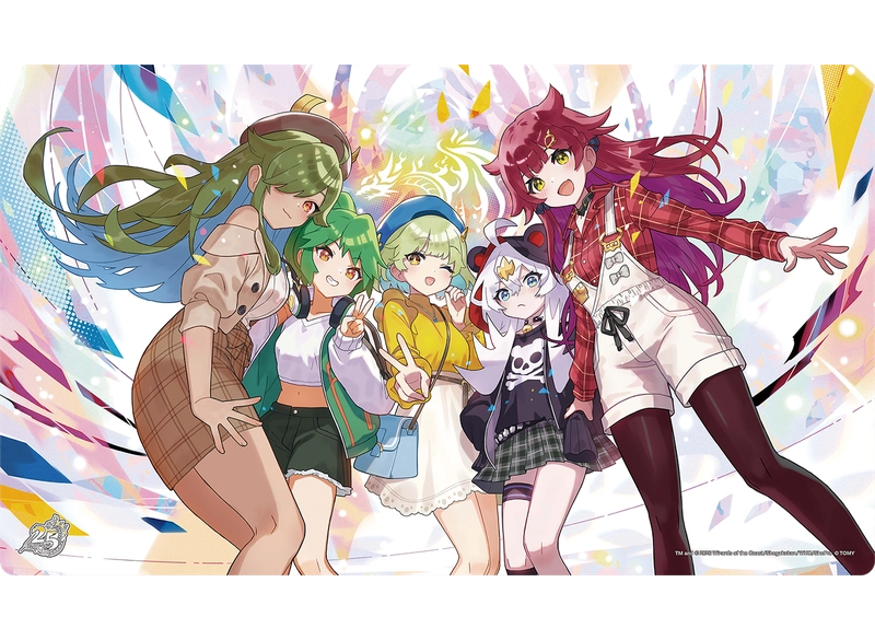 デュエル・マスターズ 25周年ラバーマット ドラゴン娘になりたくないっ！ver.