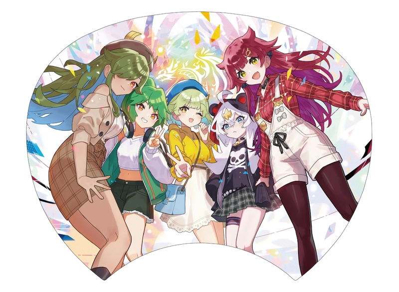 応援うちわ 25周年記念ドラゴン娘 ver.